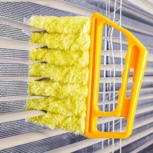 1pc Microfibers Washable Window Cleaning Brushes for Effortless Dust Collection